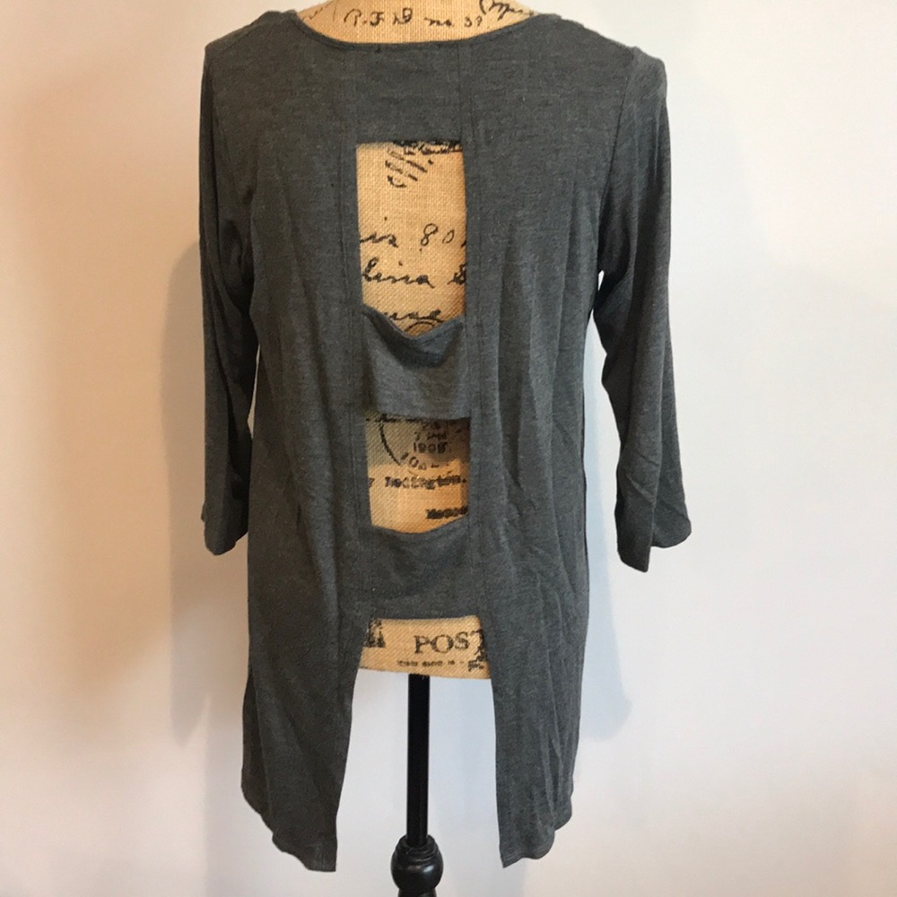 Caged-back Tunic - Picture 2 of 2
